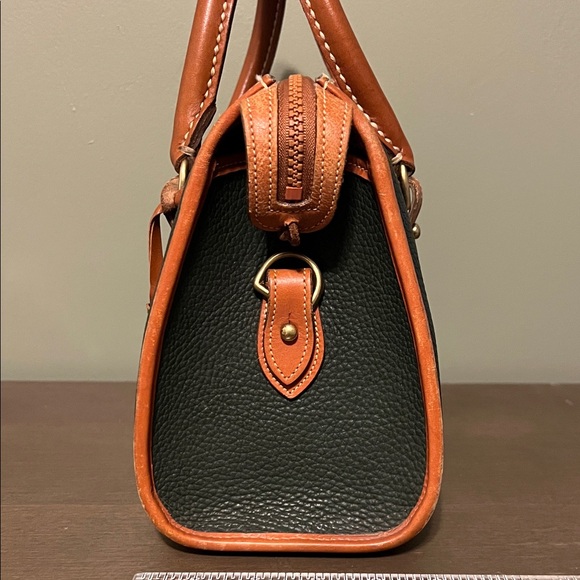 Dooney & Bourke Vintage Dark Green Satchel - Picture 5 of 16